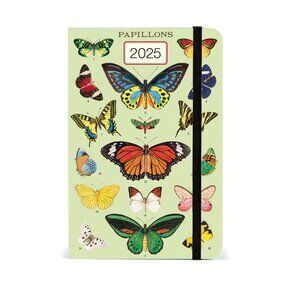 Cavallini & Co. Butterflies 2025 Pocket Weekly Planner, 4"x6"